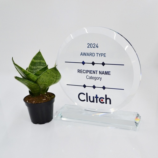 (Clutch) Optical Crystal Award