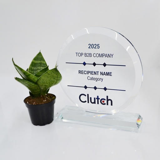 (Clutch) Optical Crystal Award
