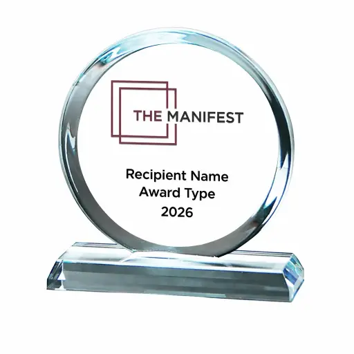 [BLD01554 / GM75B] Crystal Beveled Circle 6"