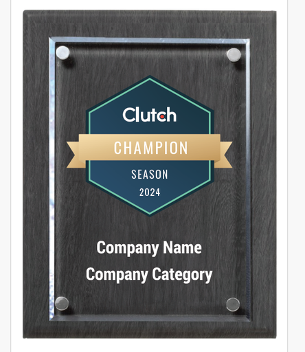 [BLD01811] Clutch Champion/Global Plaque w/Stand Offs
